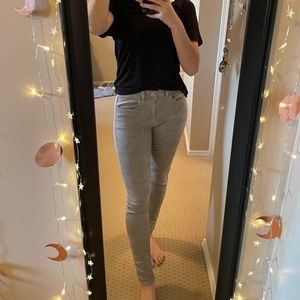 Army print American Eagle Skinny Jeans